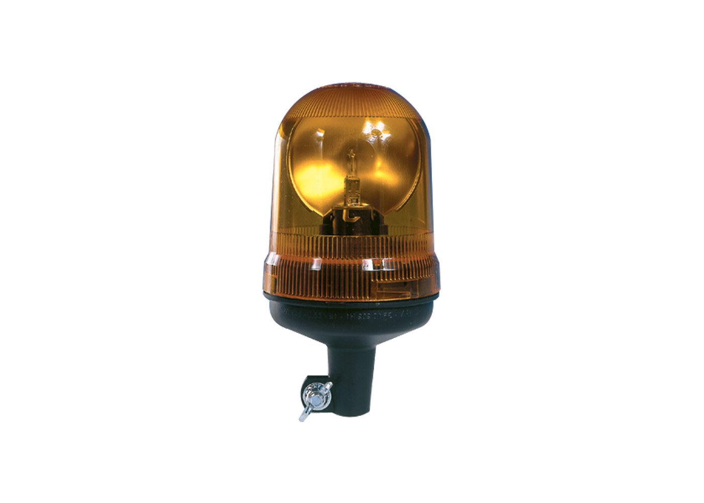 RCV9930 Amber Halogen Beacon with pole fixing